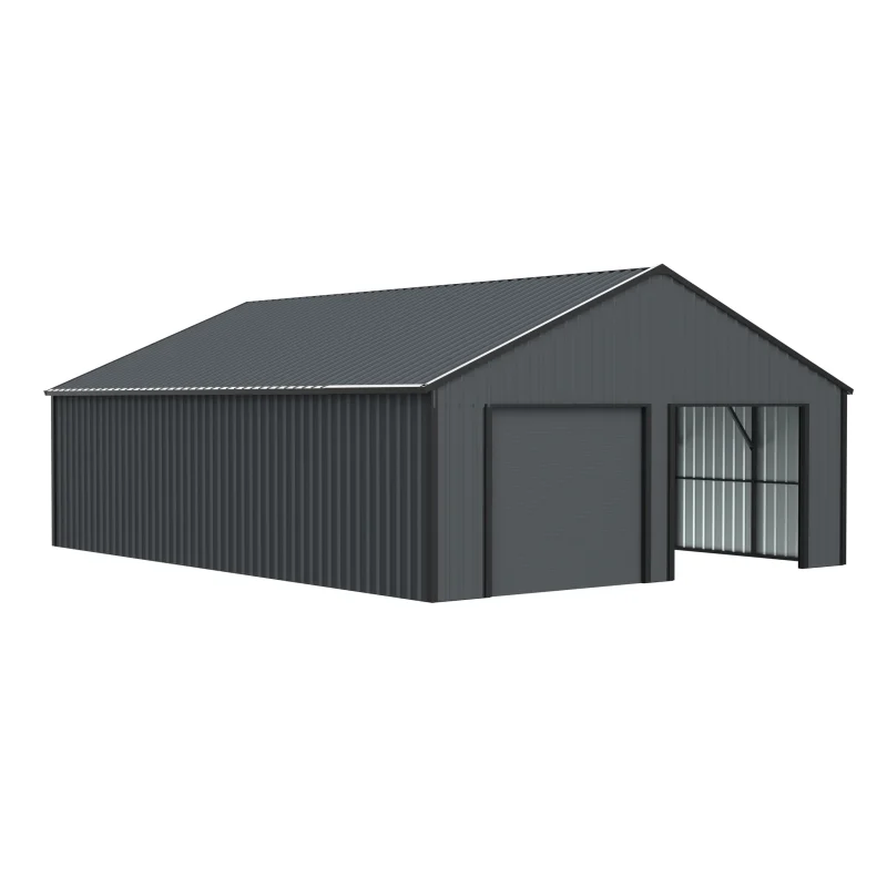 25 x 33 ft Multi-Car Metal Garage 4 25x33-ft-multi-car-metal-garage-product-1-scaled