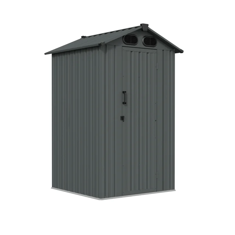 4 x 4 ft Gable Roof Metal Storage Shed | KS 11 4x4-ft-gable-roof-metal-storage-shed-ks-product-1