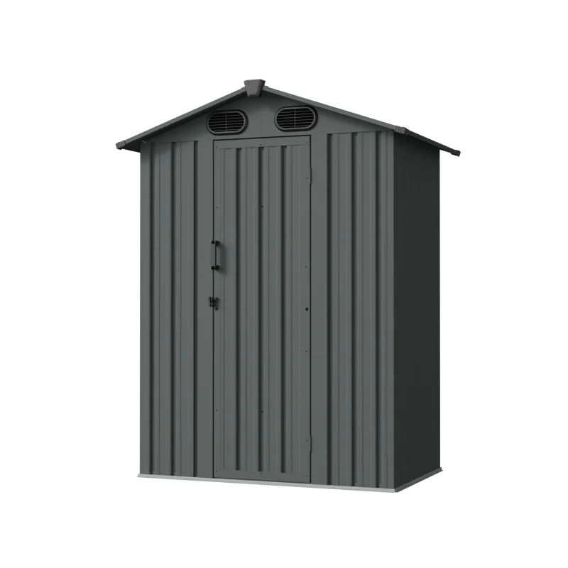 5 x 3 ft Gable Roof Metal Storage Shed | KS 13 5x3-ft-gable-roof-metal-storage-shed-ks-product-1-scaled
