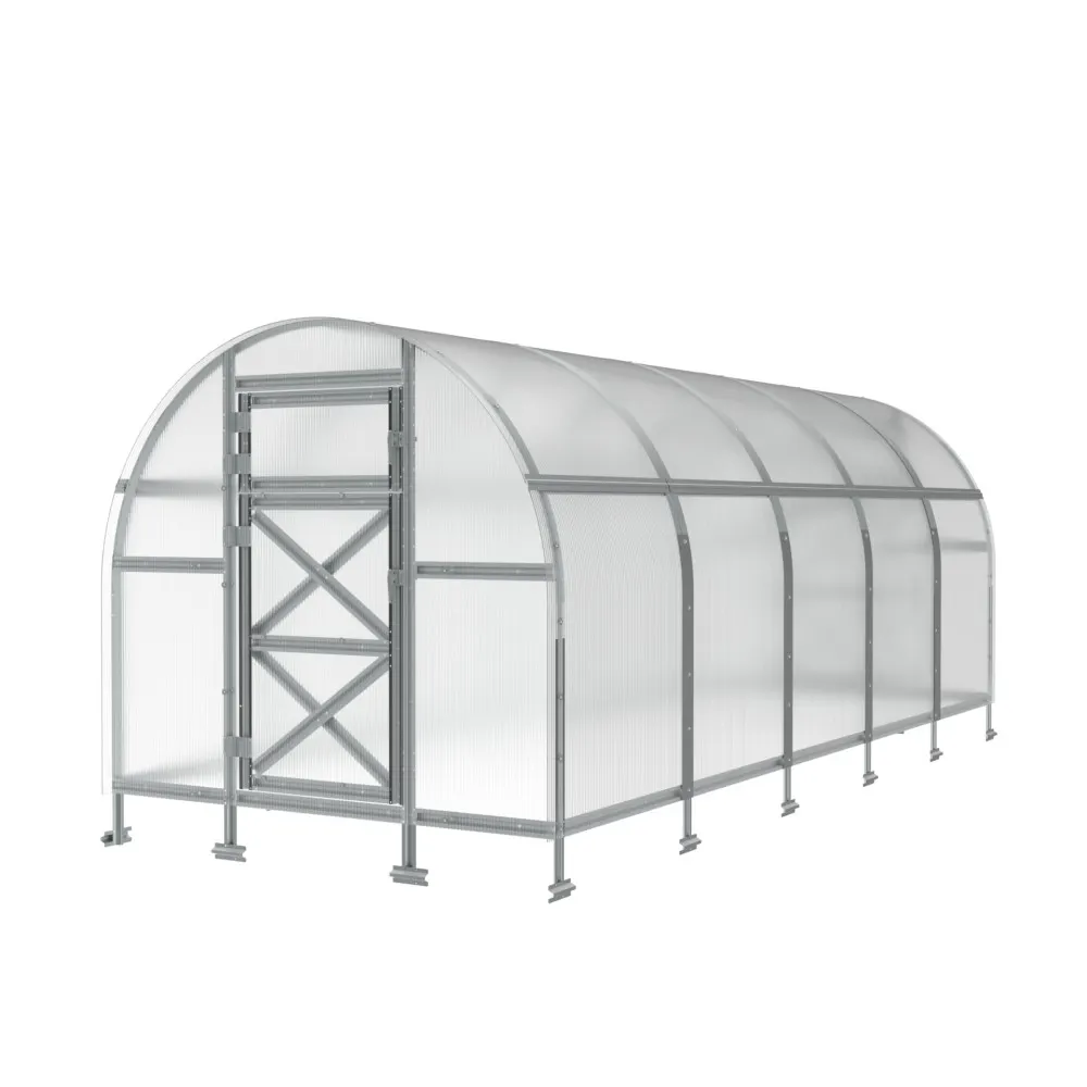 6.5 x 10.8 ft Steel Arched Roof Greenhouse 1 6.5x10.8-ft-steel-arched-roof-greenhouse-product-1