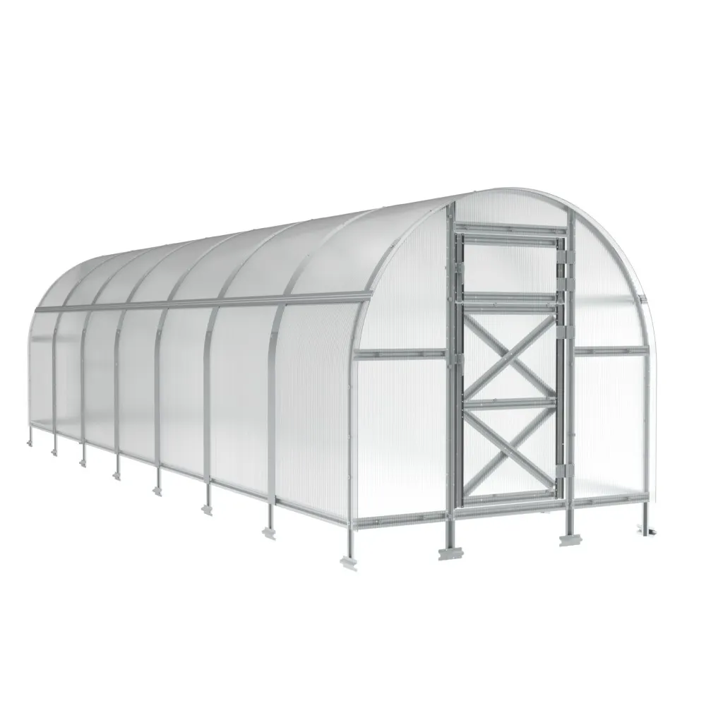 6.5 x 15 ft Steel Arched Roof Greenhouse 1 6.5x15-ft-steel-arched-roof-greenhouse-product-1