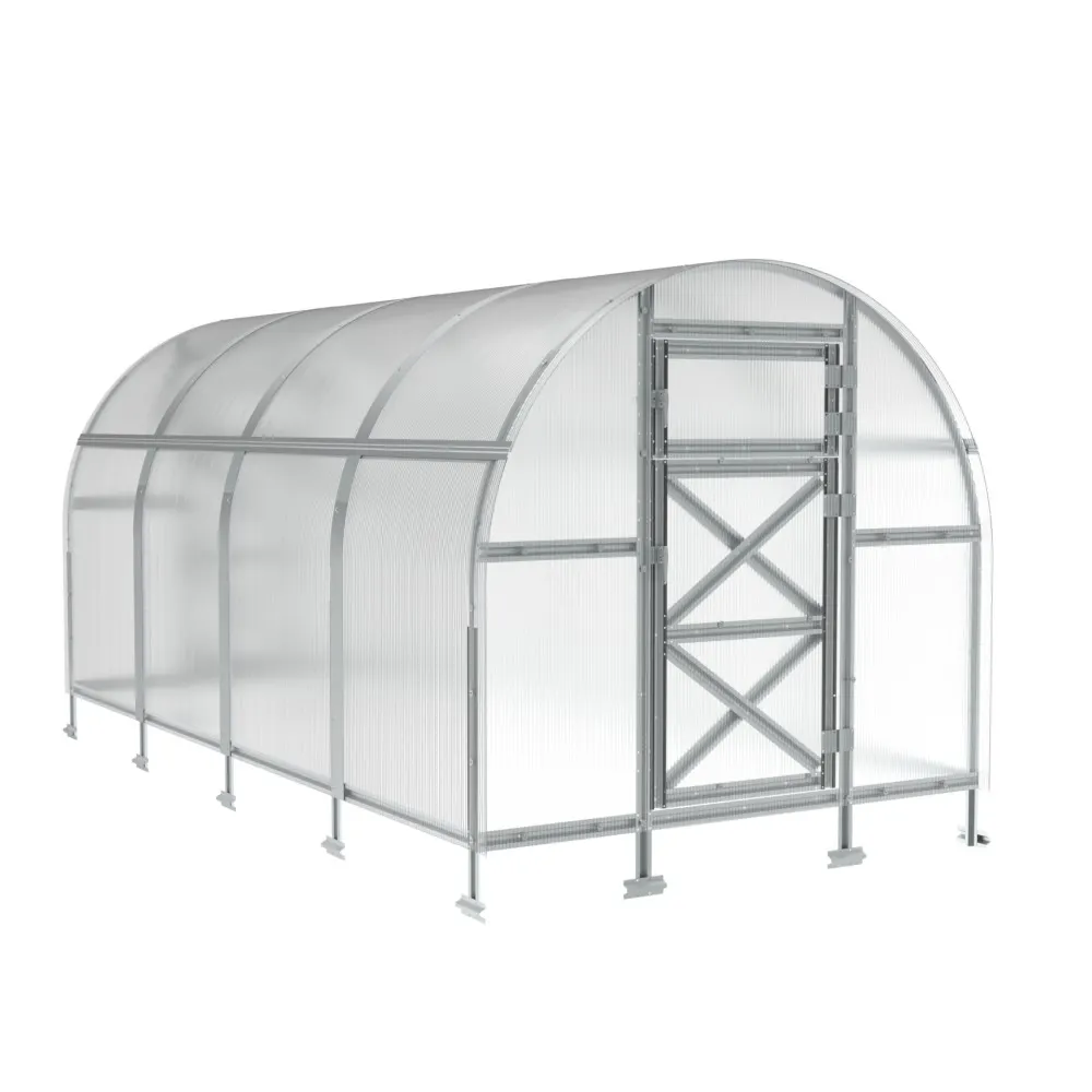 6.5 x 8.6 ft Steel Arched Roof Greenhouse 1 6.5x8.6-ft-steel-arched-roof-greenhouse-product-1