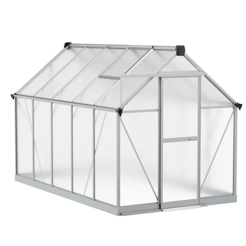 6x10-ft-aluminium-gable-roof-greenhouse-with-polycarbonate-panels-s-series-product-1