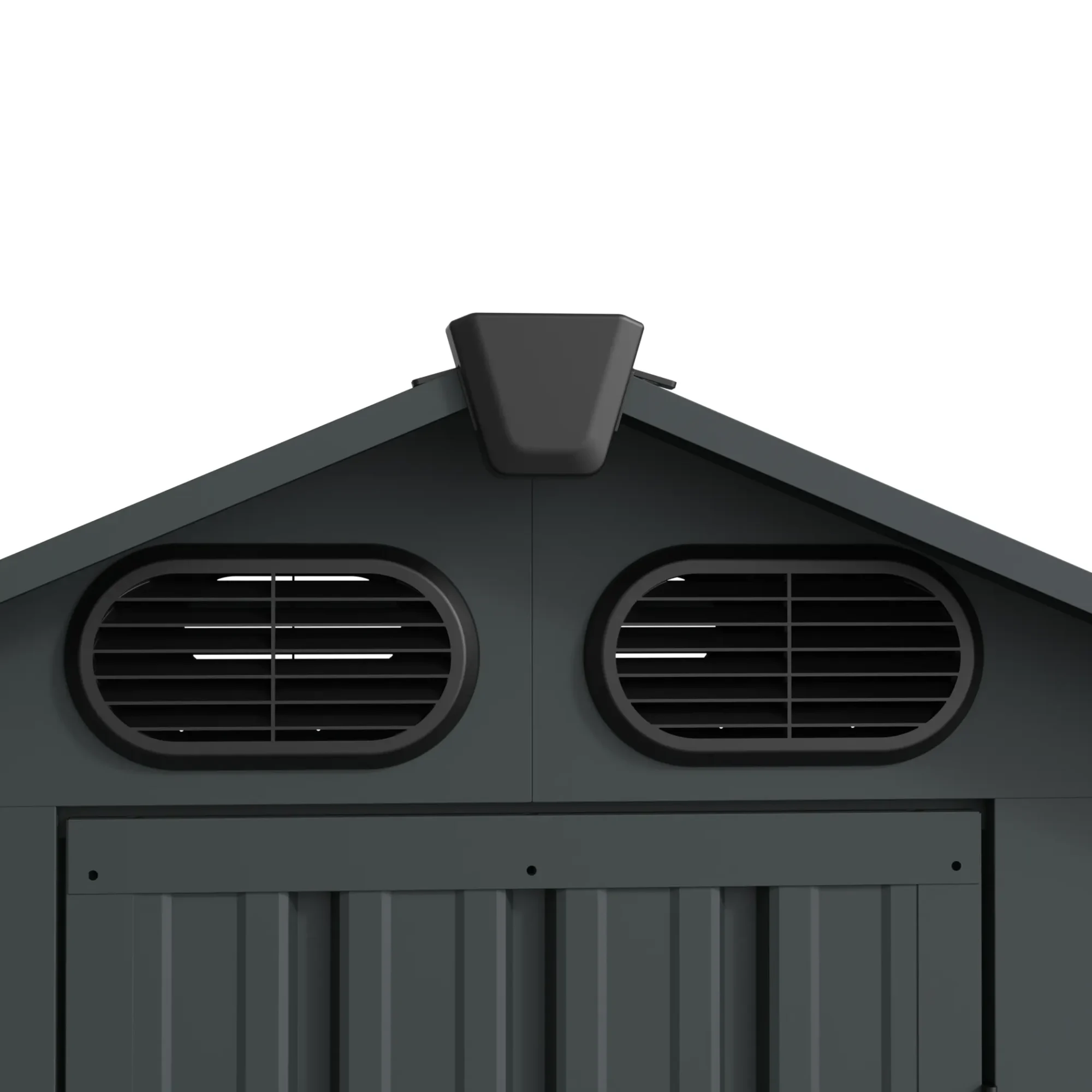 6x3-ft-special-shaped-gable-roof-metal-storage-shed-ks-detail-2
