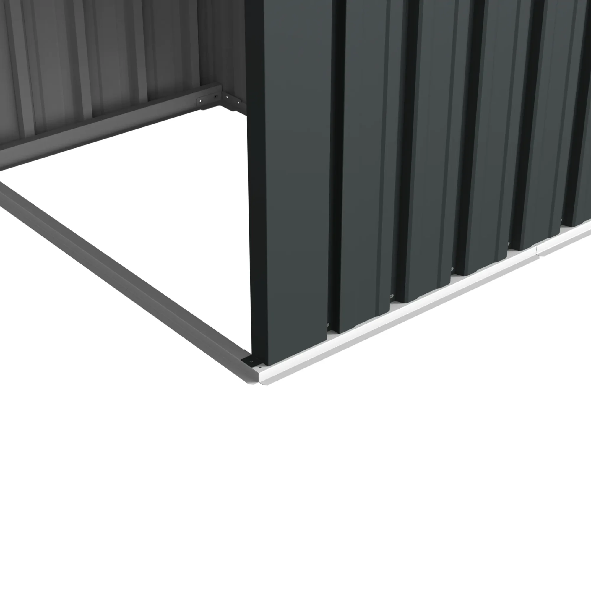 6x3-ft-special-shaped-gable-roof-metal-storage-shed-ks-detail-4