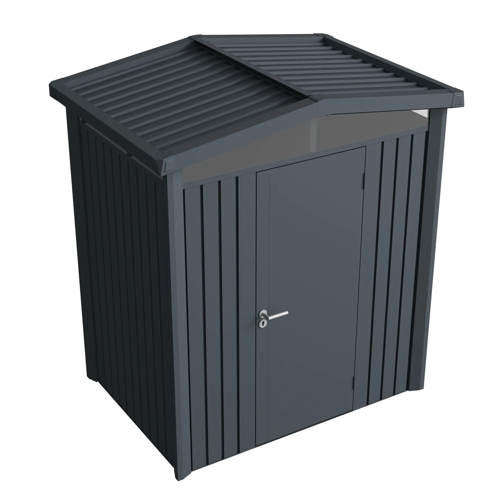 6 x 4 ft Gable Roof Metal Storage Shed | Vertex 4 6x4-ft-gable-roof-metal-storage-shed-vertex-product-4