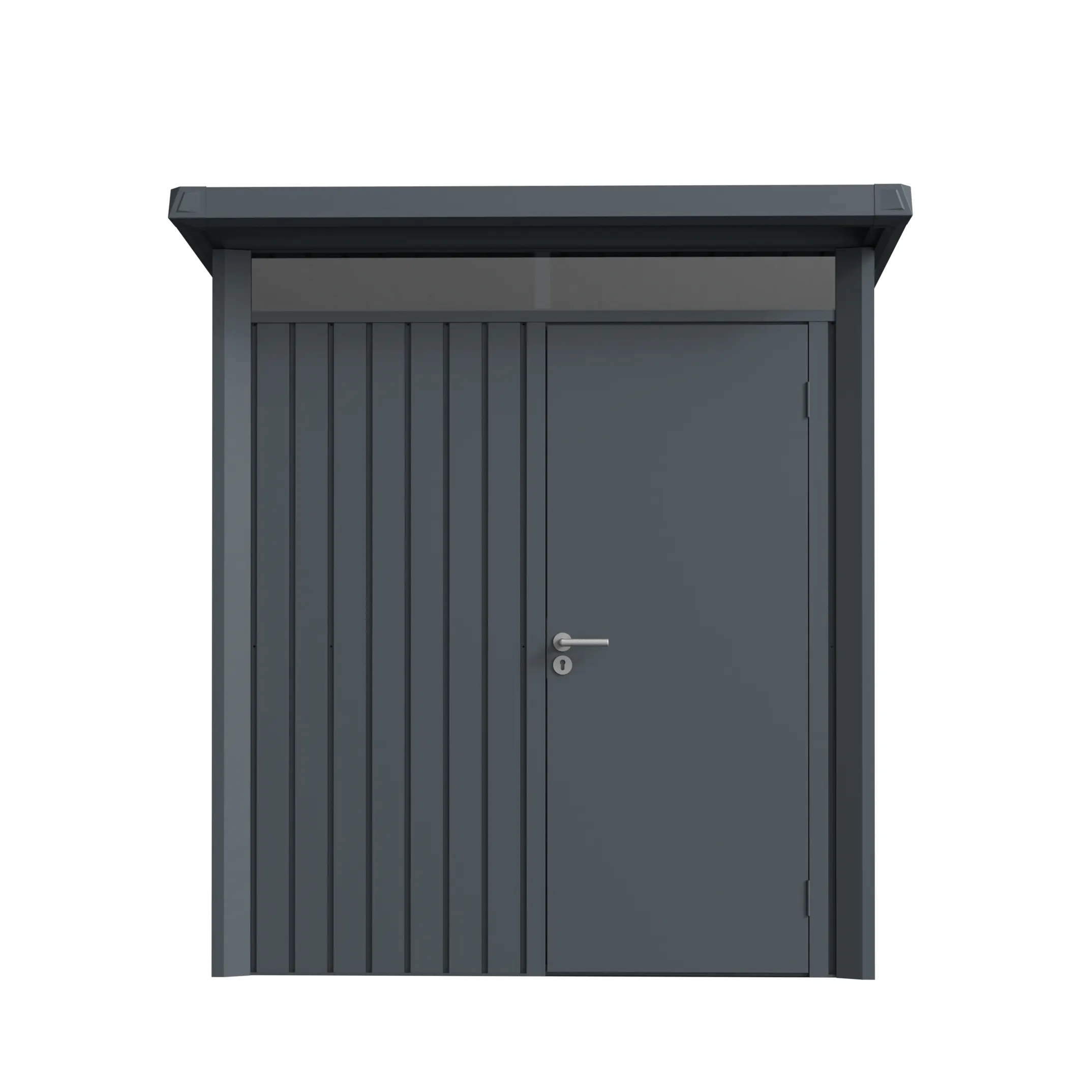6 x 4 ft Pent Roof Metal Storage Shed | Vertex 5 6x4-ft-pent-roof-metal-storage-shed-vertex-product-5