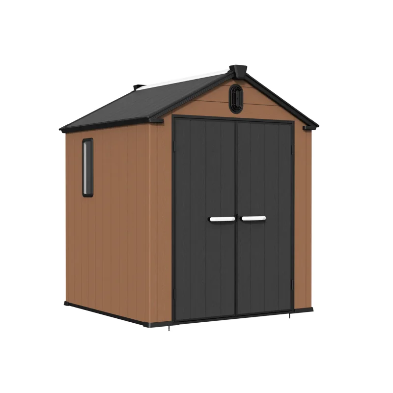 6 x 6 ft Gable Roof Resin Storage Shed | KC2 1 6x6-ft-gable-roof-resin-storage-shed-kc2-product-1