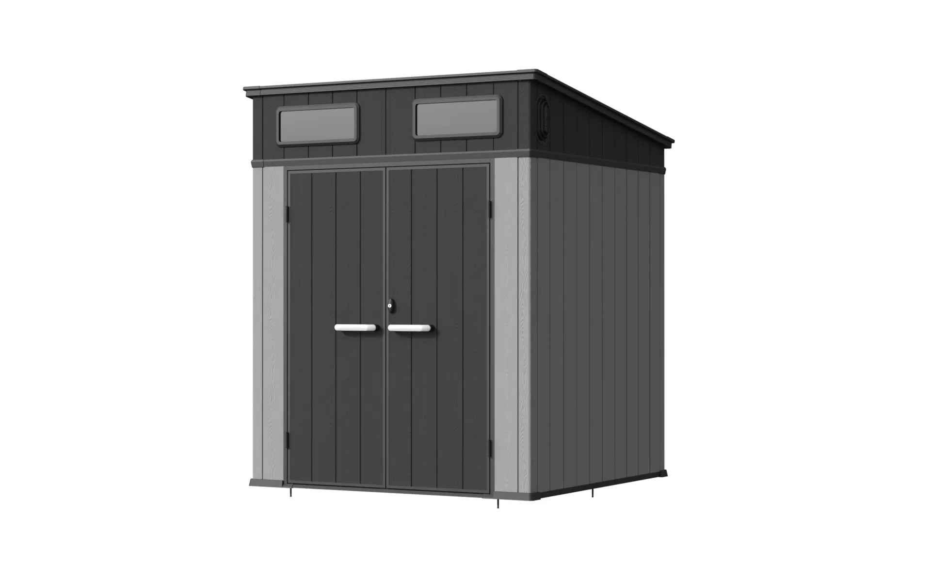 6 x 6 ft Pent Roof Resin Storage Shed | KC2 13 6x6-ft-pent-roof-resin-storage-shed-kc2-product-18