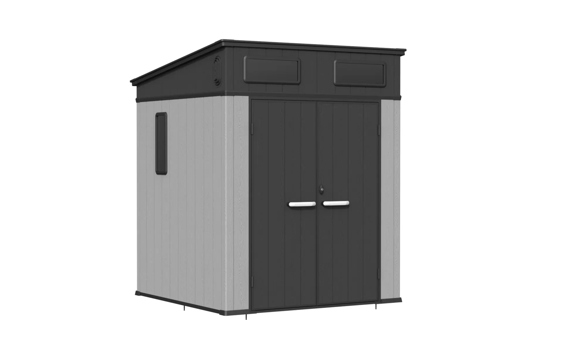 6 x 6 ft Pent Roof Resin Storage Shed | KC2 14 6x6-ft-pent-roof-resin-storage-shed-kc2-product-19
