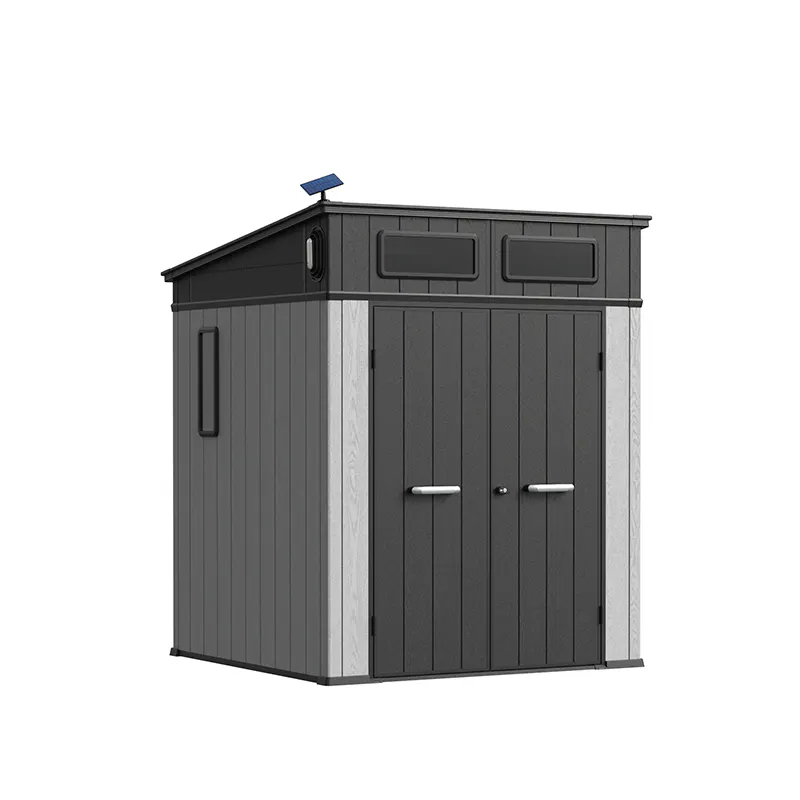 6 x 6 ft Pent Roof Resin Storage Shed | KC2 6 6x6-ft-pent-roof-resin-storage-shed-kc2-product-9