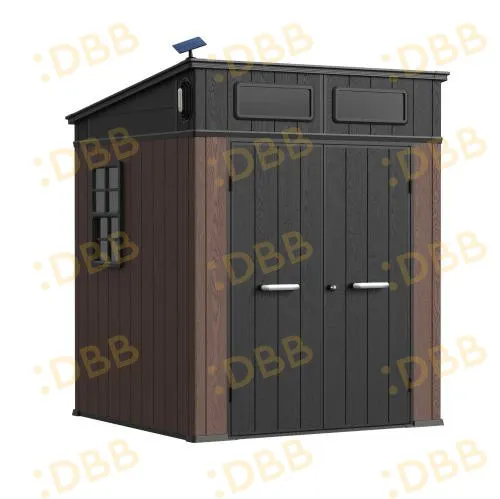 6 x 6 ft Pent Roof Resin Storage Shed | KC2 Ultra 9 6x6-ft-pent-roof-resin-storage-shed-kc2-ultra-product-1