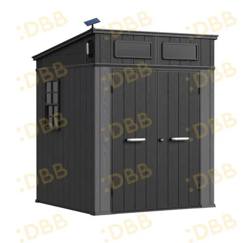 6 x 6 ft Pent Roof Resin Storage Shed | KC2 Ultra 2 6x6-ft-pent-roof-resin-storage-shed-kc2-ultra-product-2