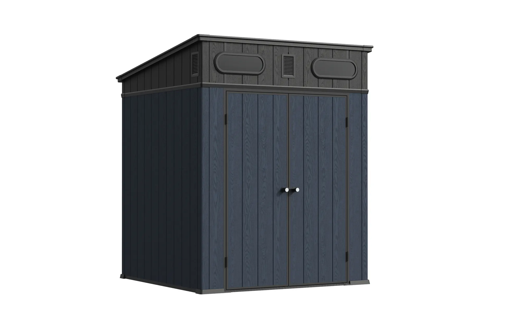 6 x 6 ft Pent Roof Resin Storage Shed | KF 6 6x6-ft-pent-roof-resin-storage-shed-kf-product-12