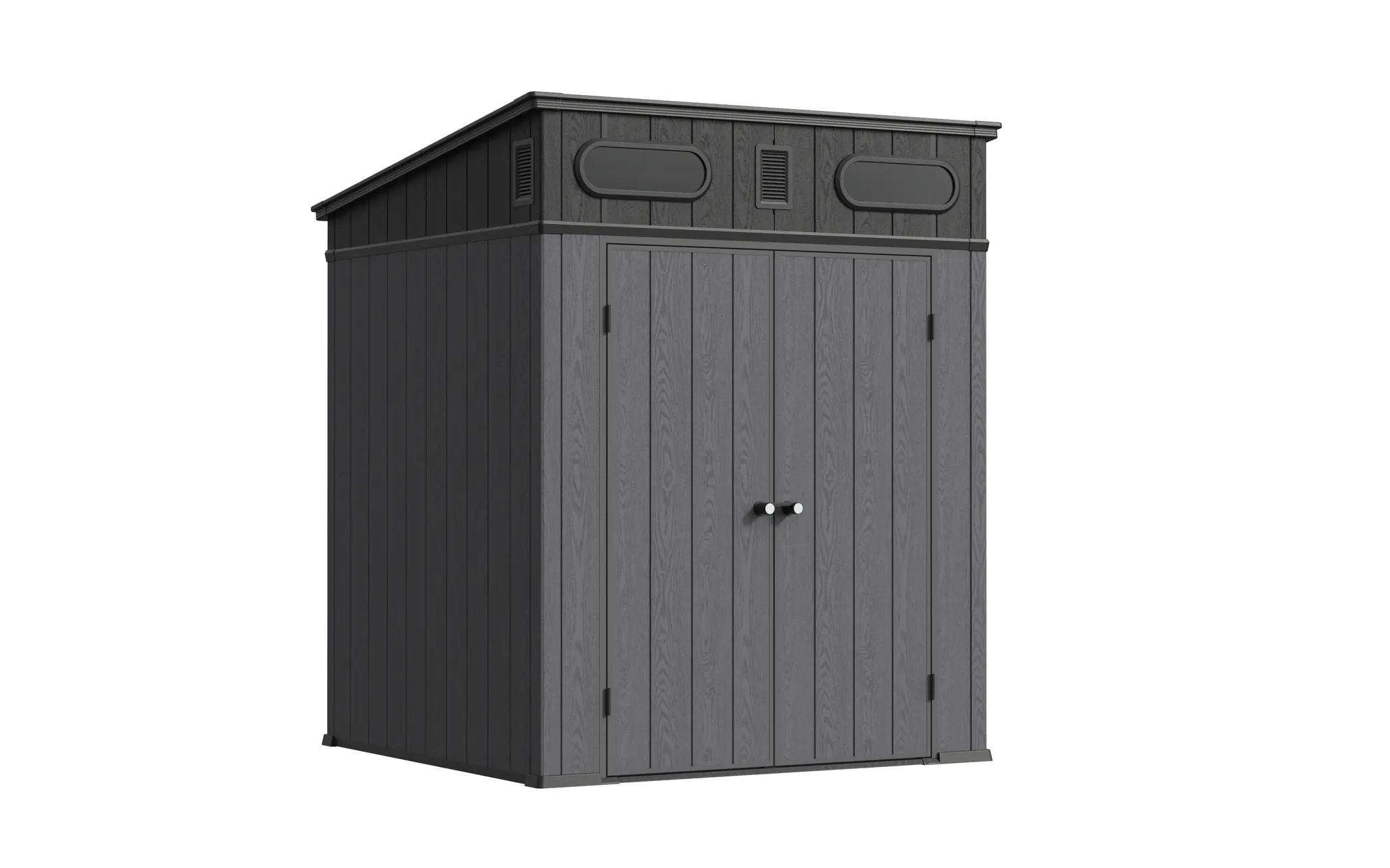 6 x 6 ft Pent Roof Resin Storage Shed | KF 2 6x6-ft-pent-roof-resin-storage-shed-kf-product-2