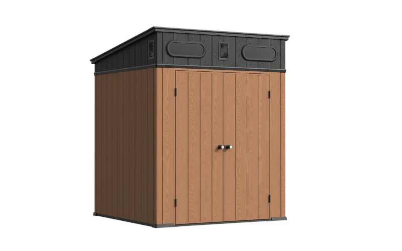 6 x 6 ft Pent Roof Resin Storage Shed | KF 3 6x6-ft-pent-roof-resin-storage-shed-kf-product-5