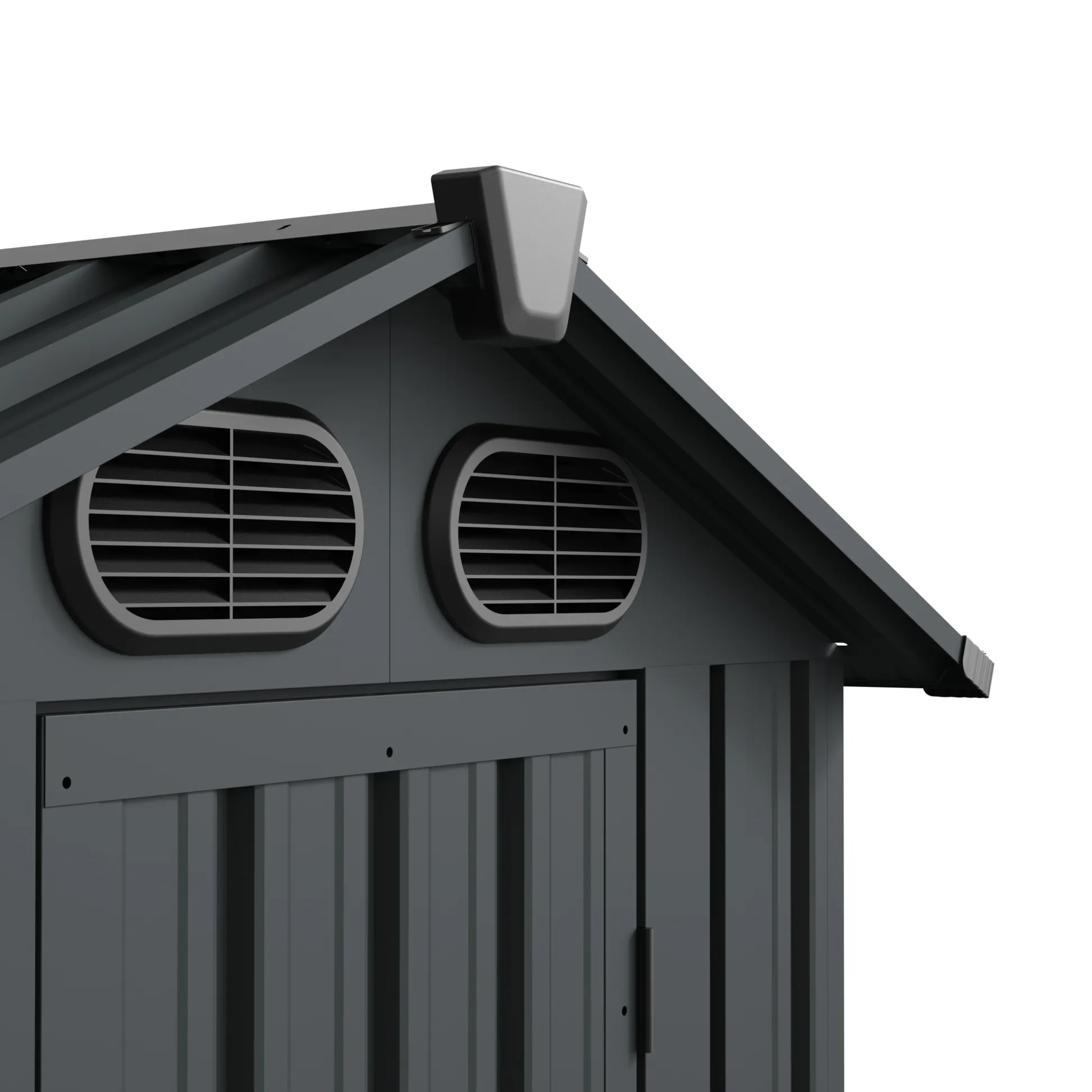 6x6-ft-special-shaped-gable-roof-metal-storage-shed-ks-detail-4