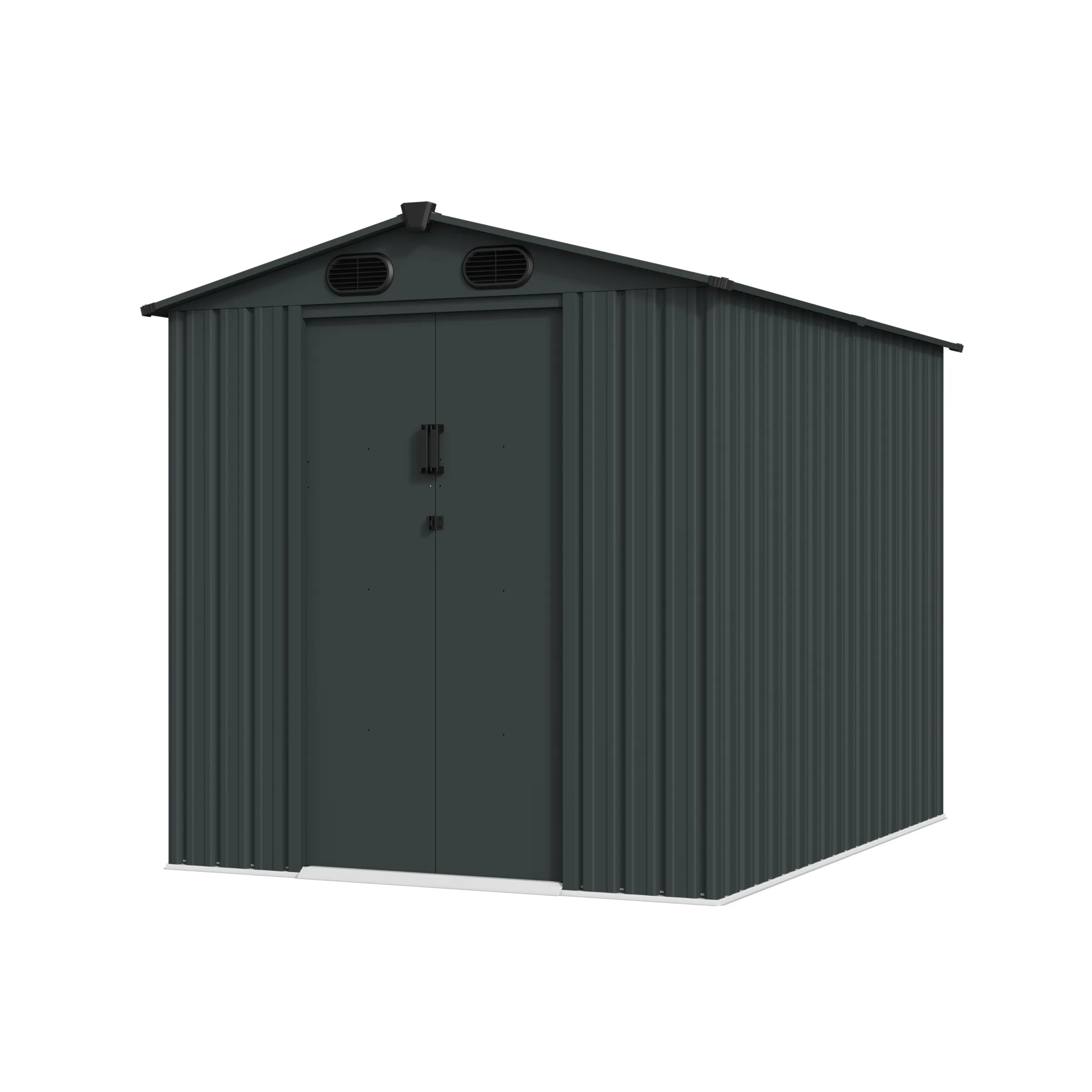 6 x 8 ft Gable Roof Metal Storage Shed | Linea 1 6x8-ft-gable-roof-metal-storage-shed-linea-product-1