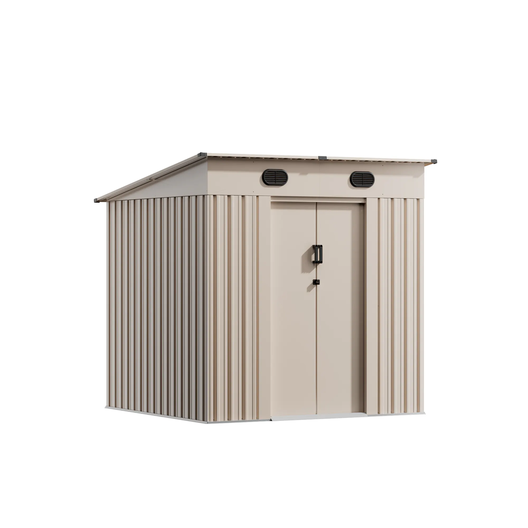 7 x 6 ft Pent Roof Metal Storage Shed | KS 1 7x6-ft-pent-roof-metal-storage-shed-ks-product-3