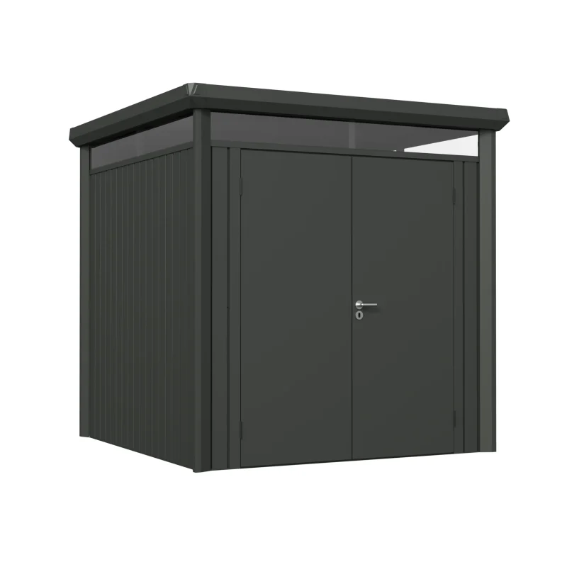 7 x 7 ft Flat Roof Metal Storage Shed | Vertex 1 7x7-ft-flat-roof-metal-storage-shed-vertex-product-1