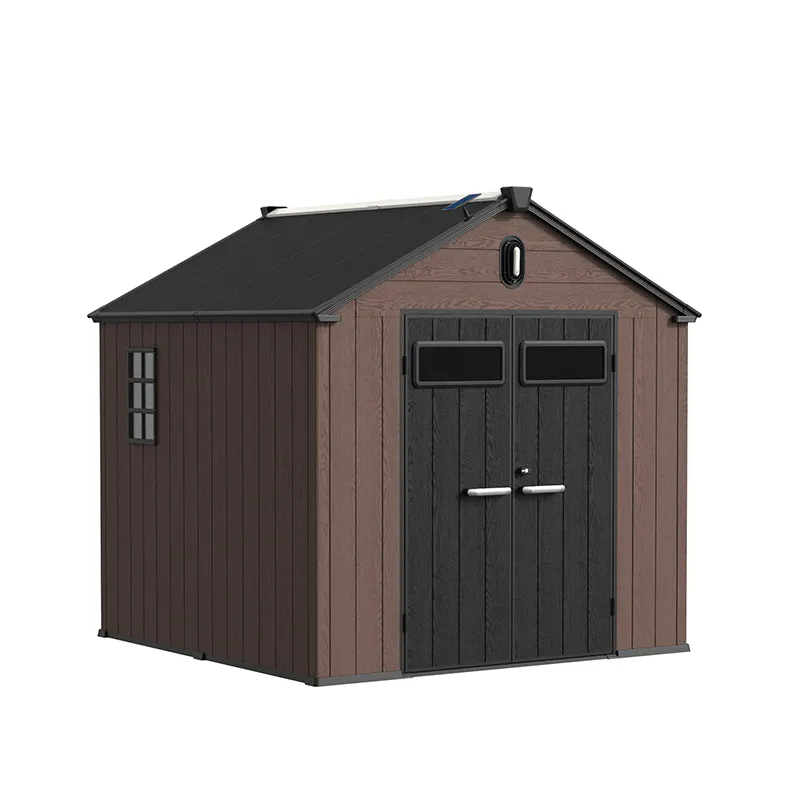 8 ft Gable Roof Resin Storage Shed | KC2 Pro 17 8-ft-gable-roof-resin-storage-shed-kc2-pro-product-1