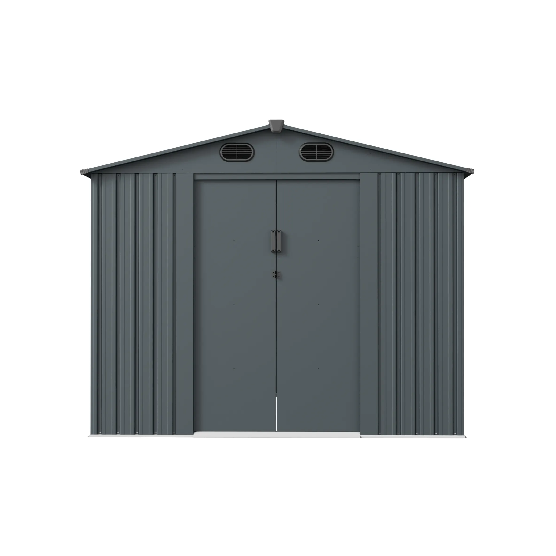 8 x 10 ft Gable Roof Metal Storage Shed | Linea 1 8x10-ft-gable-roof-metal-storage-shed-linea-product-1