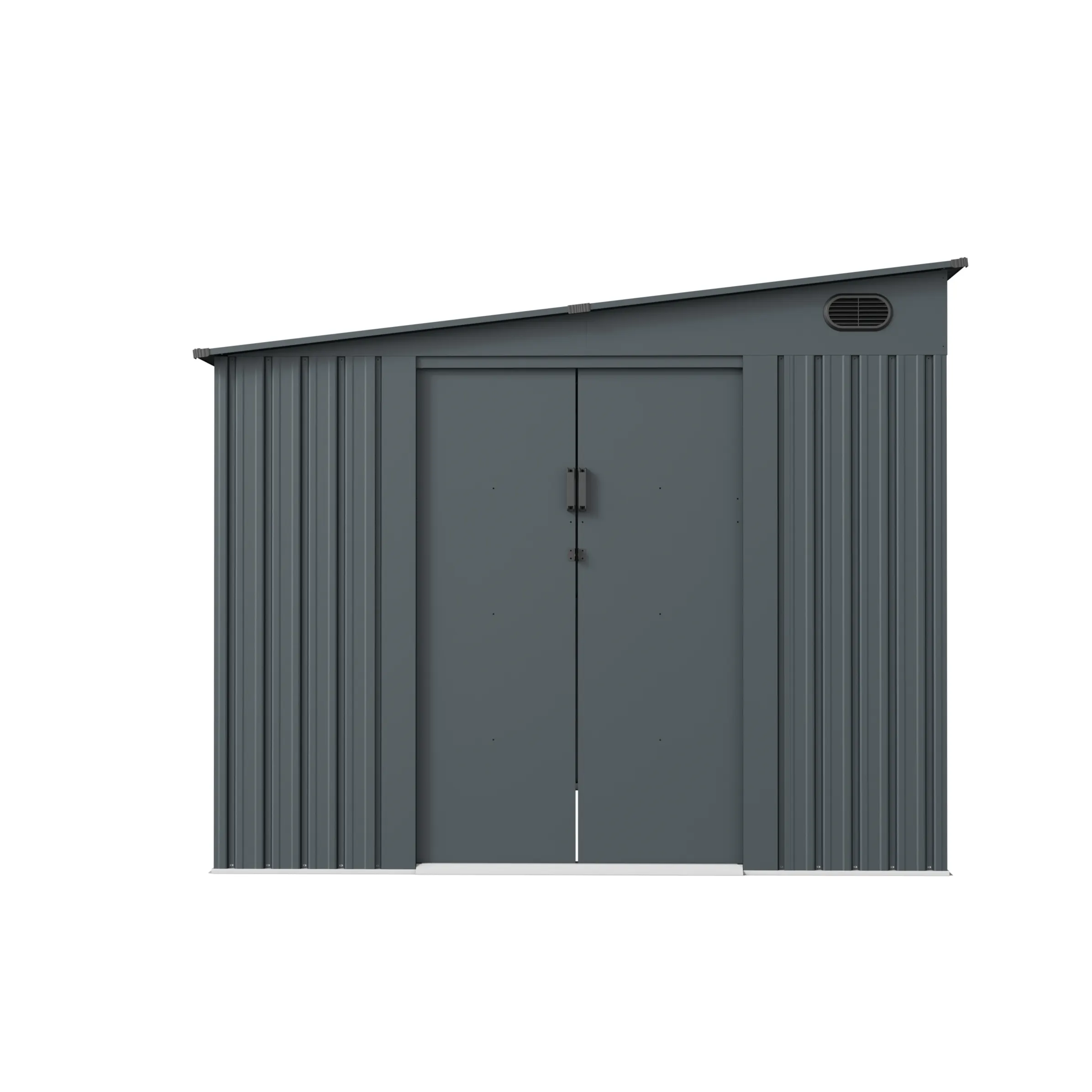 8 x 10 ft Side-Entry Metal Storage Shed | KS 5 8x10-ft-side-entry-metal-storage-shed-ks-product-5