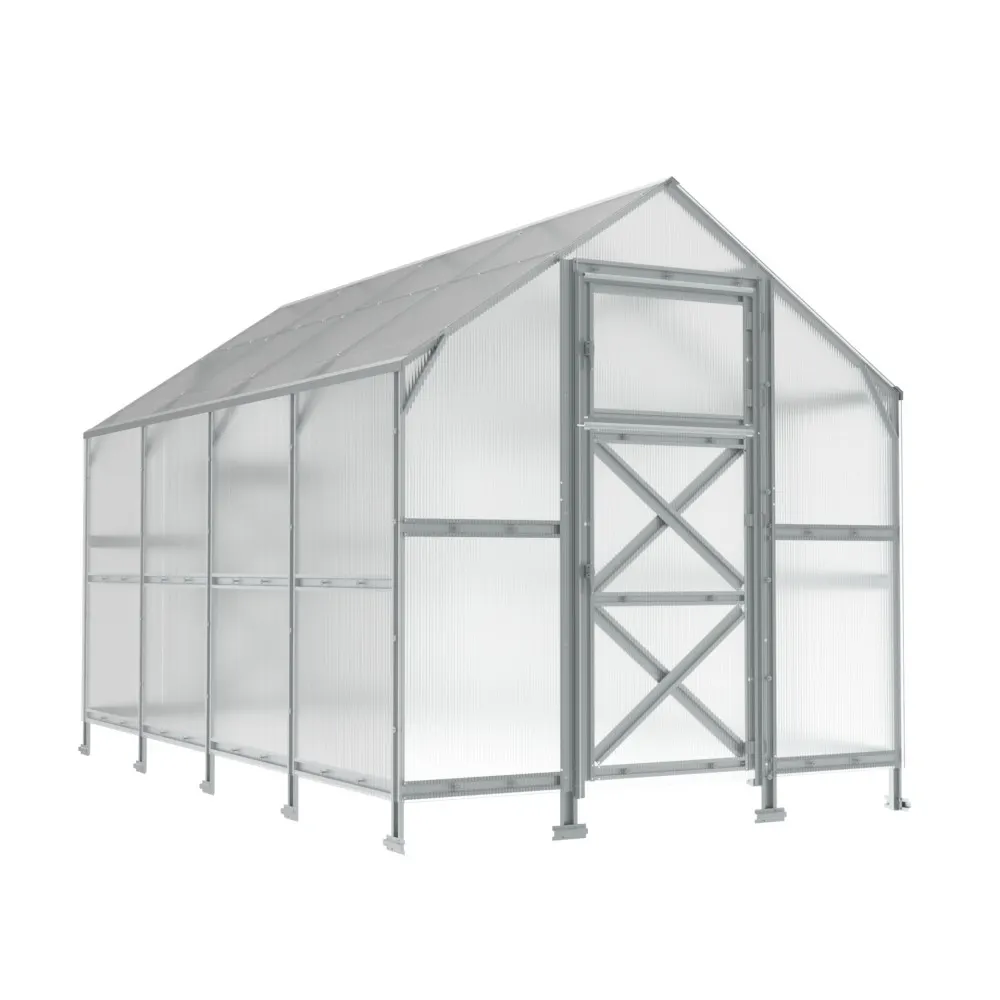 8 x 10.5 ft Steel Gable Roof Greenhouse 2 8x10.5-ft-steel-gable-roof-greenhouse-product-2