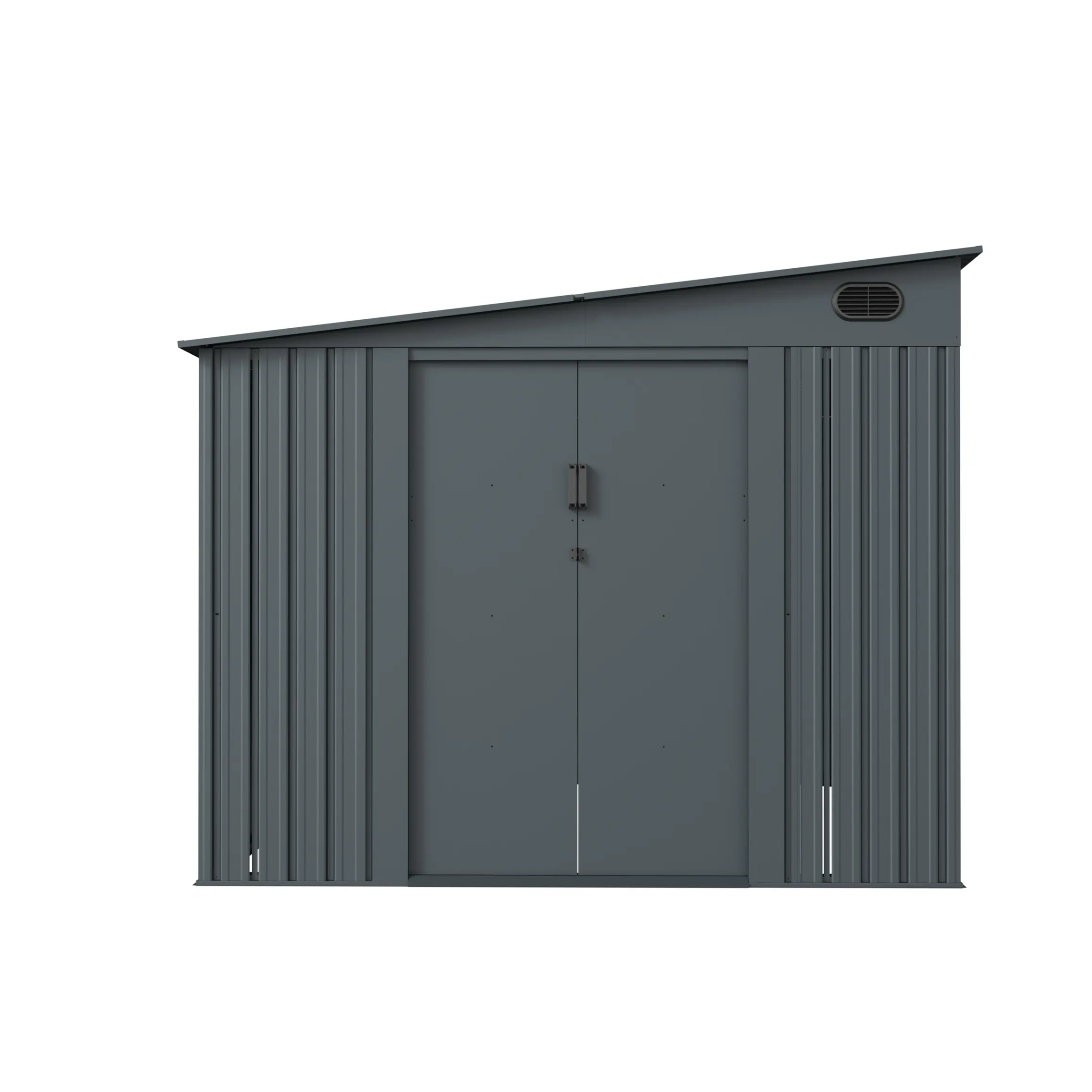 8 x 12 ft Side-Entry Metal Storage Shed | KS 3 8x12-ft-side-entry-metal-storage-shed-ks-product-3