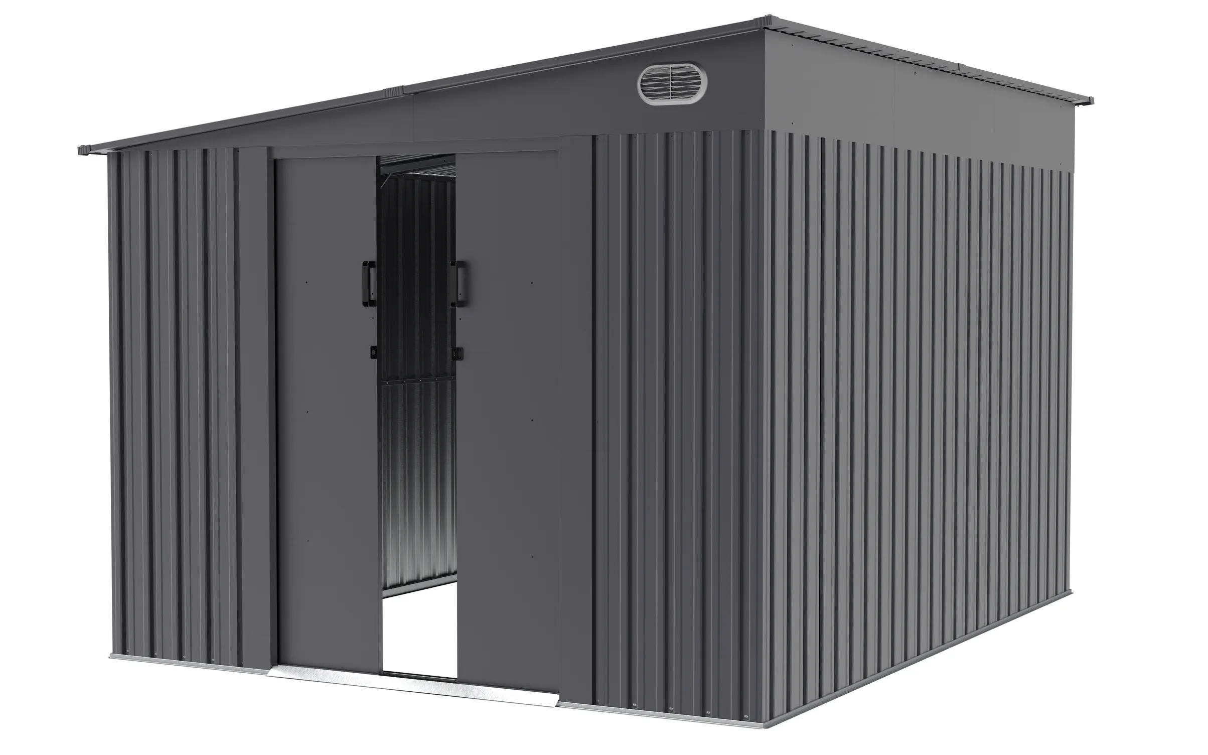 8 x 12 ft Side-Entry Metal Storage Shed | KS 5 8x12-ft-side-entry-metal-storage-shed-ks-product-5