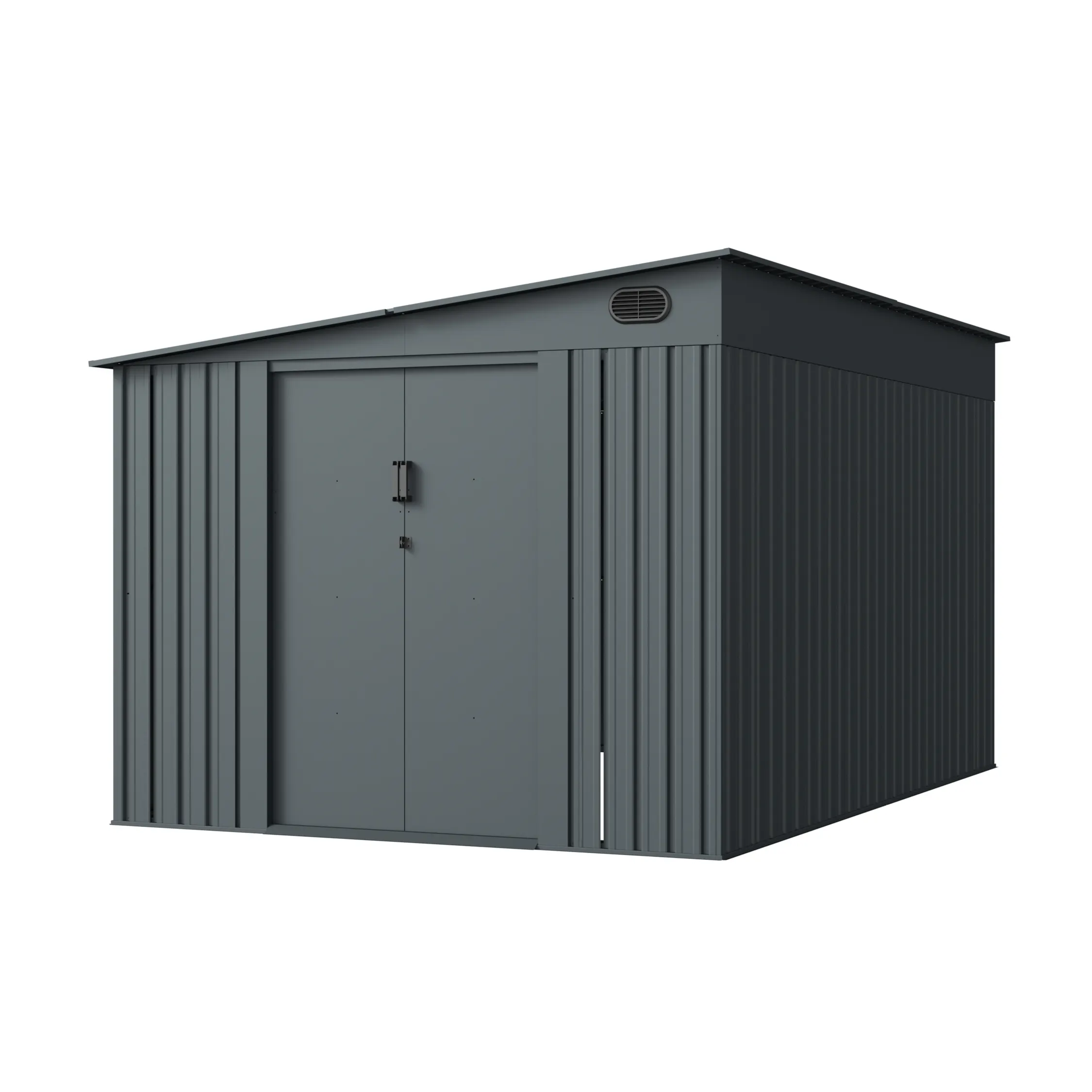 8 x 12 ft Side-Entry Metal Storage Shed | KS 6 8x12-ft-side-entry-metal-storage-shed-ks-product-6