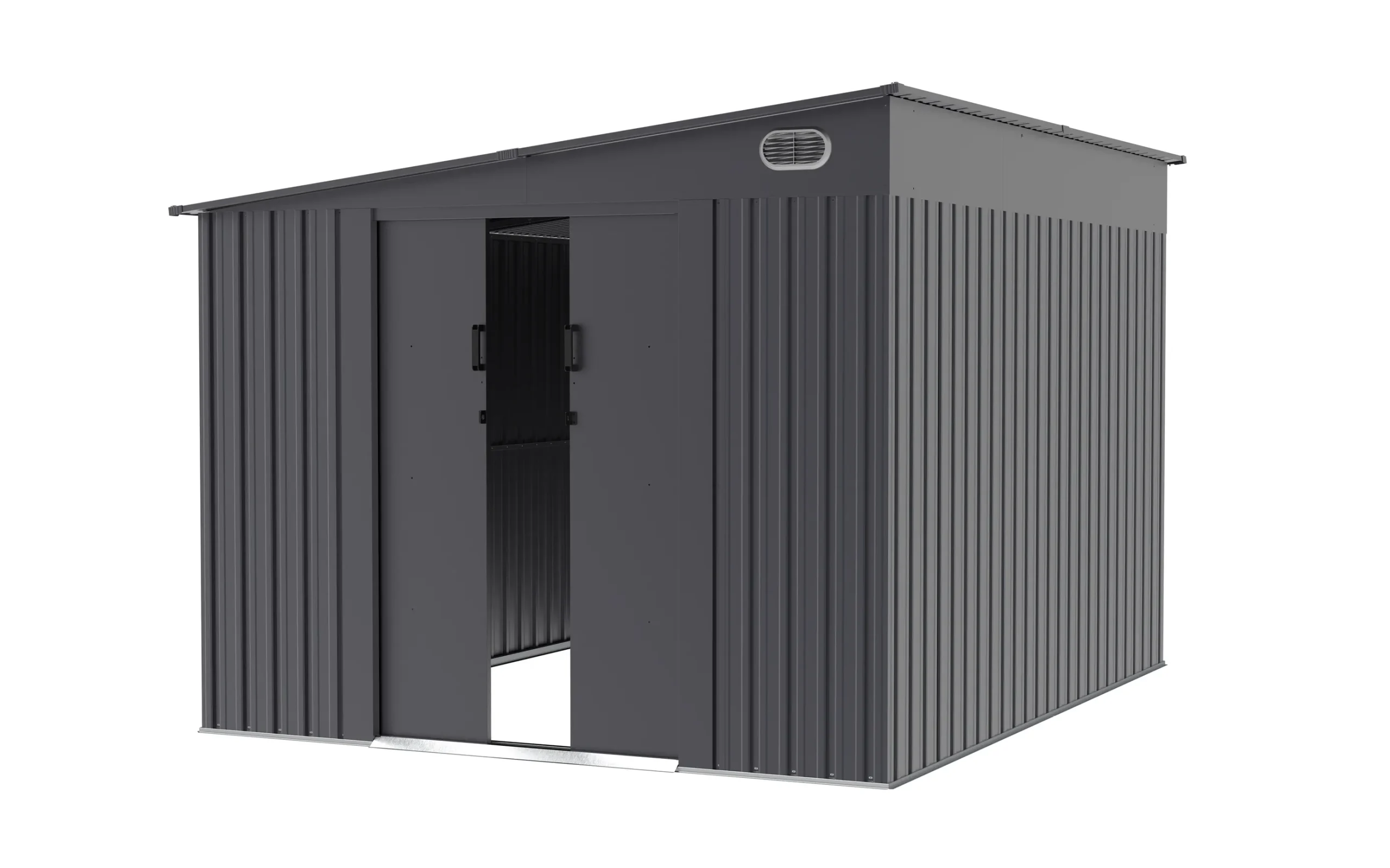 8 x 12 ft Side-Entry Metal Storage Shed | KS 8 8x12-ft-side-entry-metal-storage-shed-ks-product-8-scaled