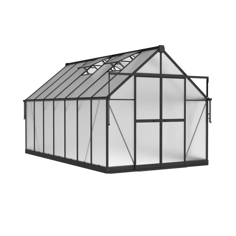 8x14-ft-aluminium-gable-roof-greenhouse-with-polycarbonate-panels-s-series-product-1