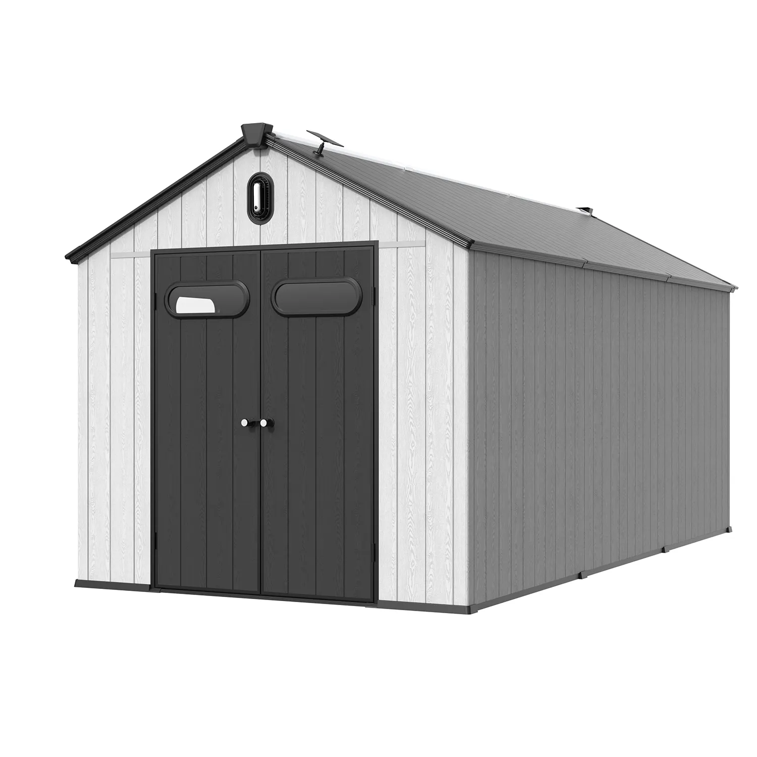 8 x 16 ft Gable Roof Resin Storage Shed | KC 1 8x16-ft-gable-roof-resin-storage-shed-kc-product-1