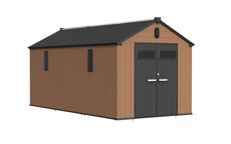 8 x 16 ft Gable Roof Resin Storage Shed | KC2 12 8x16-ft-gable-roof-resin-storage-shed-kc2-product-1