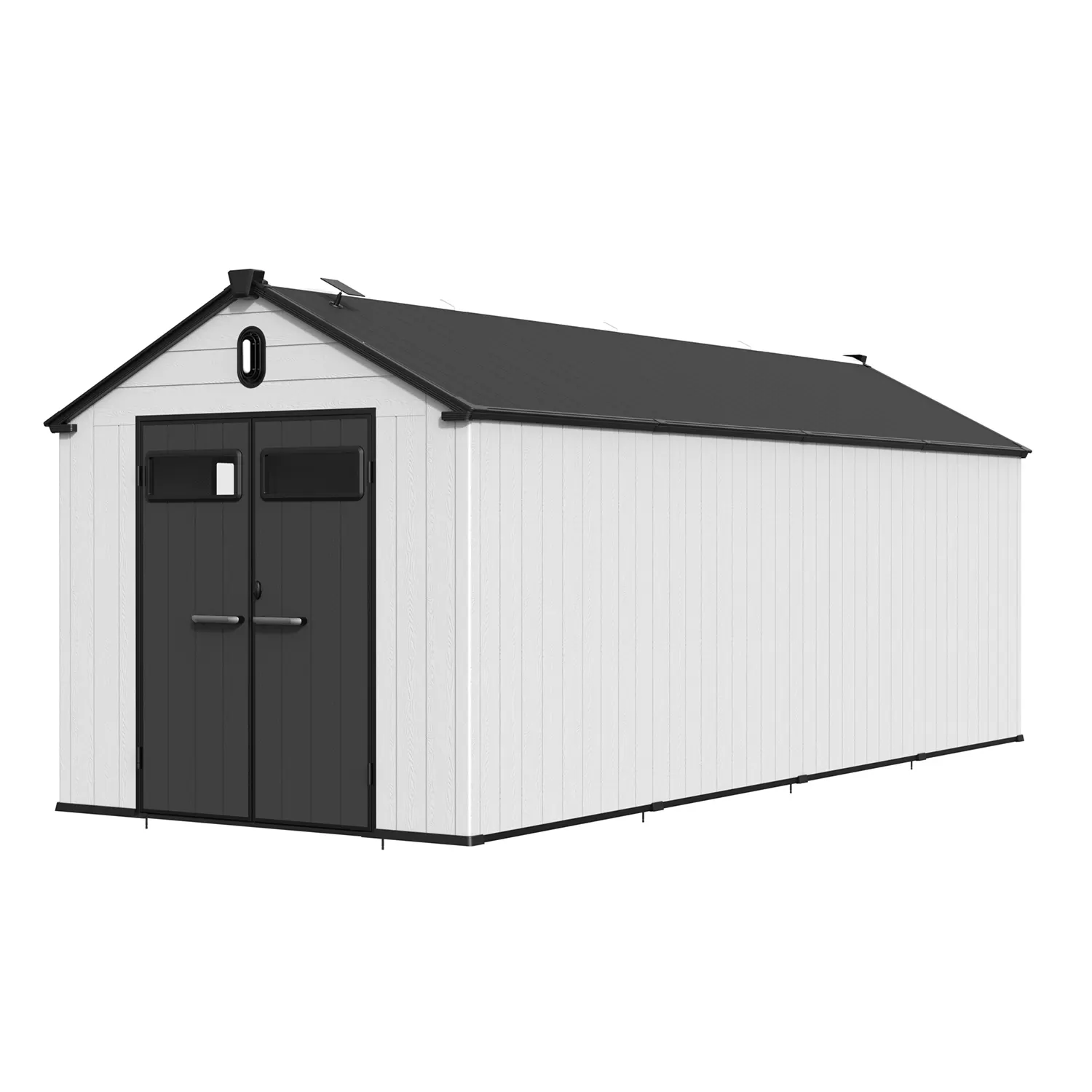 8 x 20 ft Gable Roof Resin Storage Shed | KC2 3 8x20-ft-gable-roof-resin-storage-shed-kc2-product-3