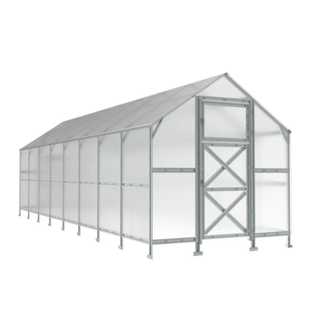 8 x 21.3 ft Steel Gable Roof Greenhouse 1 8x21.3-ft-steel-gable-roof-greenhouse-product