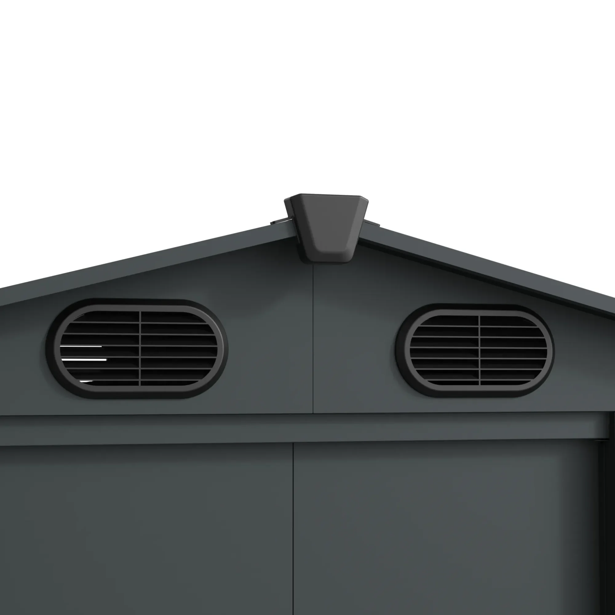 8x4-ft-special-shaped-gable-roof-metal-storage-shed-ks-detail-4