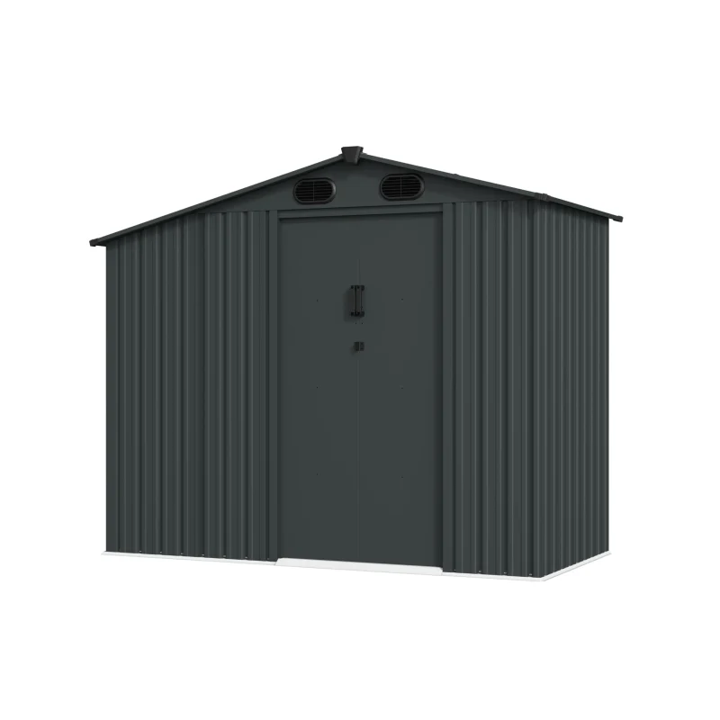 8x4-ft-special-shaped-gable-roof-metal-storage-shed-ks-product-1
