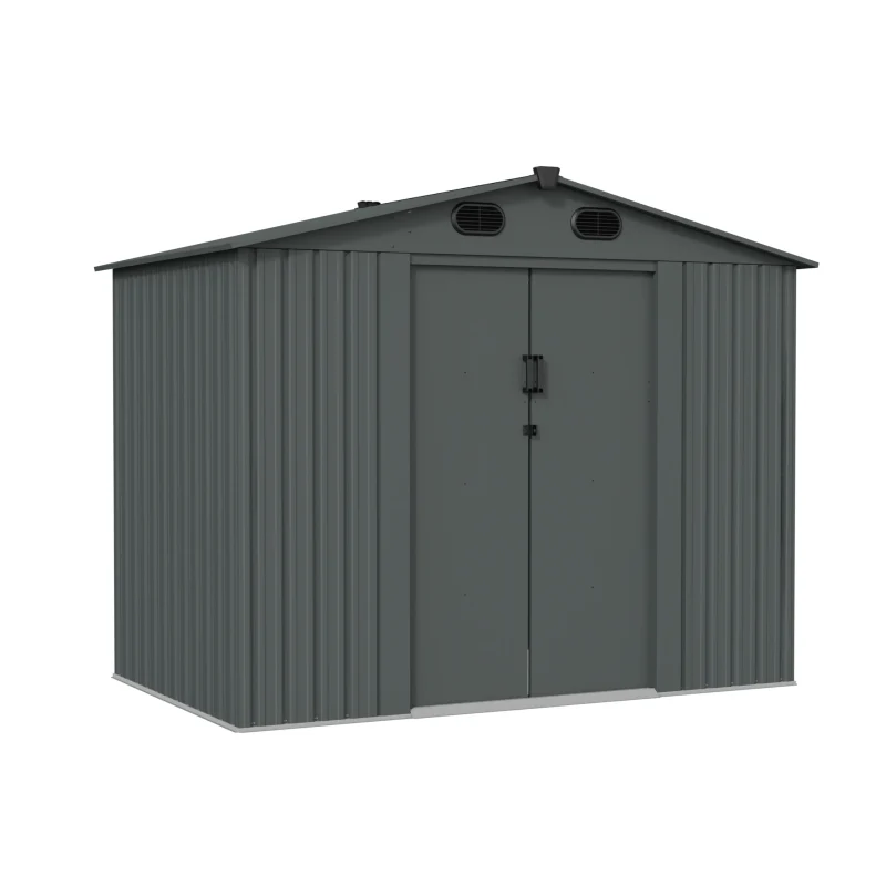 8 x 5 ft Gable Roof Metal Storage Shed | KS 2 8x5-ft-gable-roof-metal-storage-shed-ks-product-1-scaled
