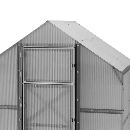 8x5.3-ft-steel-gable-roof-greenhouse-detail-2