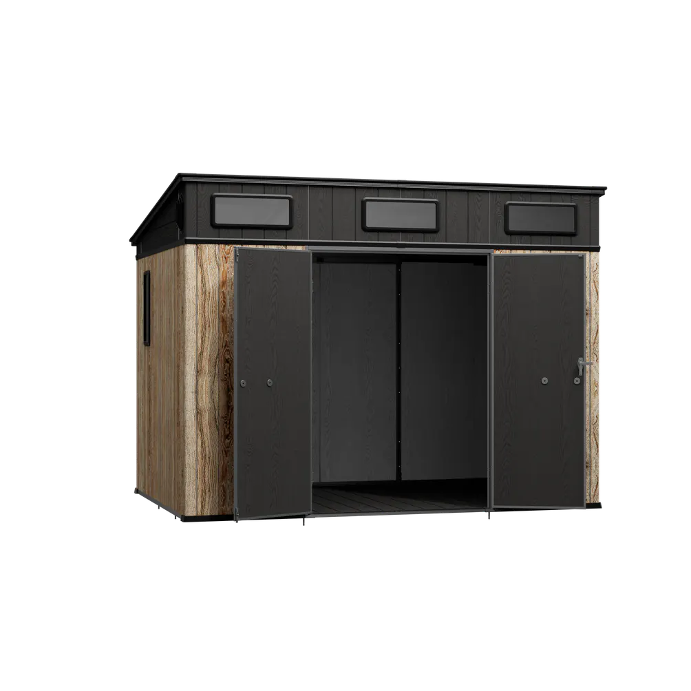 8 x 7 ft Pent Roof Resin Storage Shed | KC2 6 8x7-ft-pent-roof-resin-storage-shed-kc2-product-6