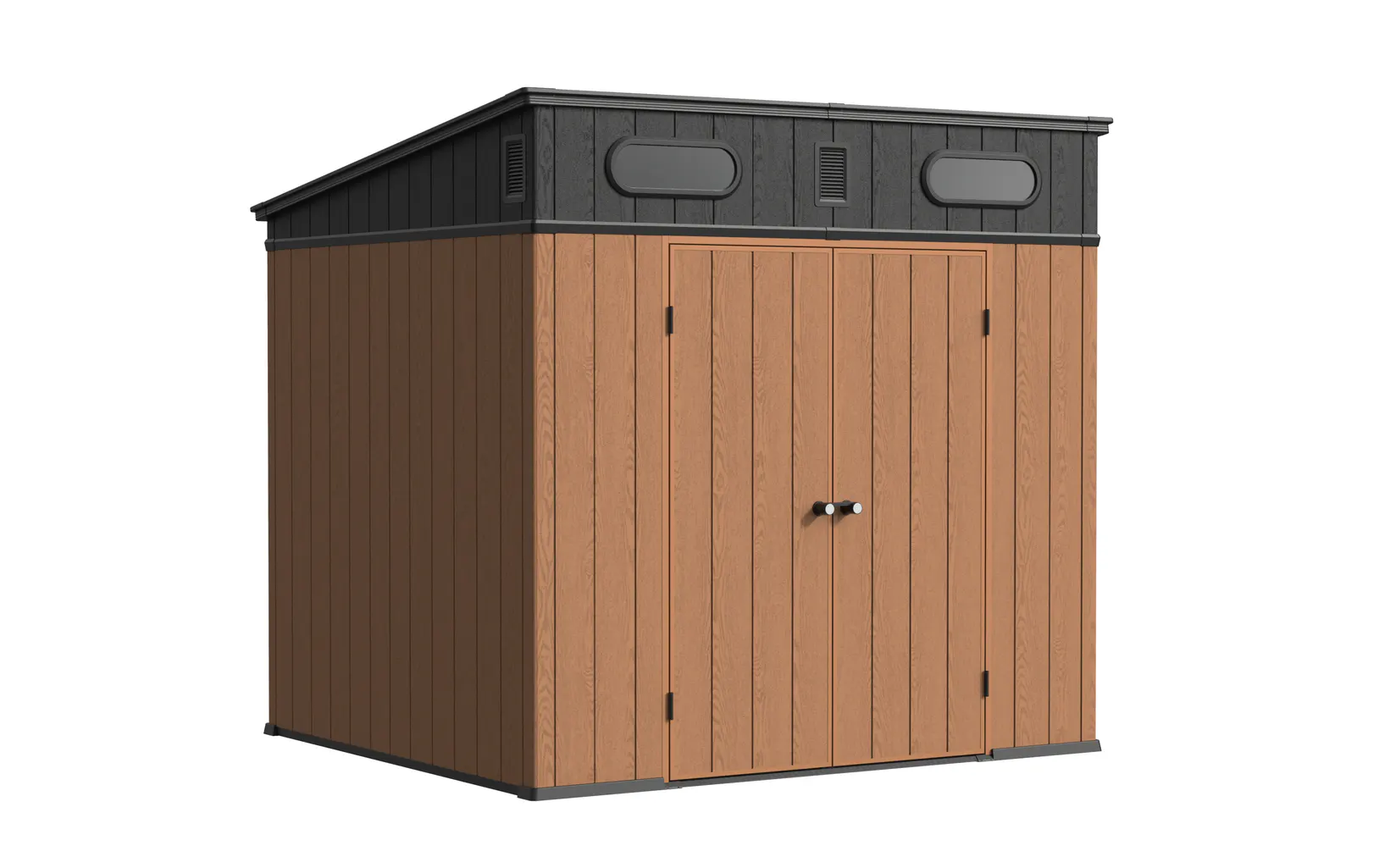 8 x 7 ft Pent Roof Resin Storage Shed | KF 5 8x7-ft-pent-roof-resin-storage-shed-kf-product-7