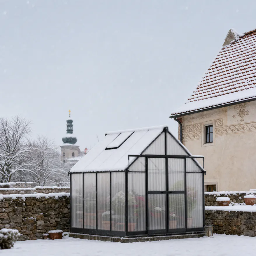 8x8-ft-aluminium-gable-roof-greenhouse-with-polycarbonate-panels-s-series-scene-4