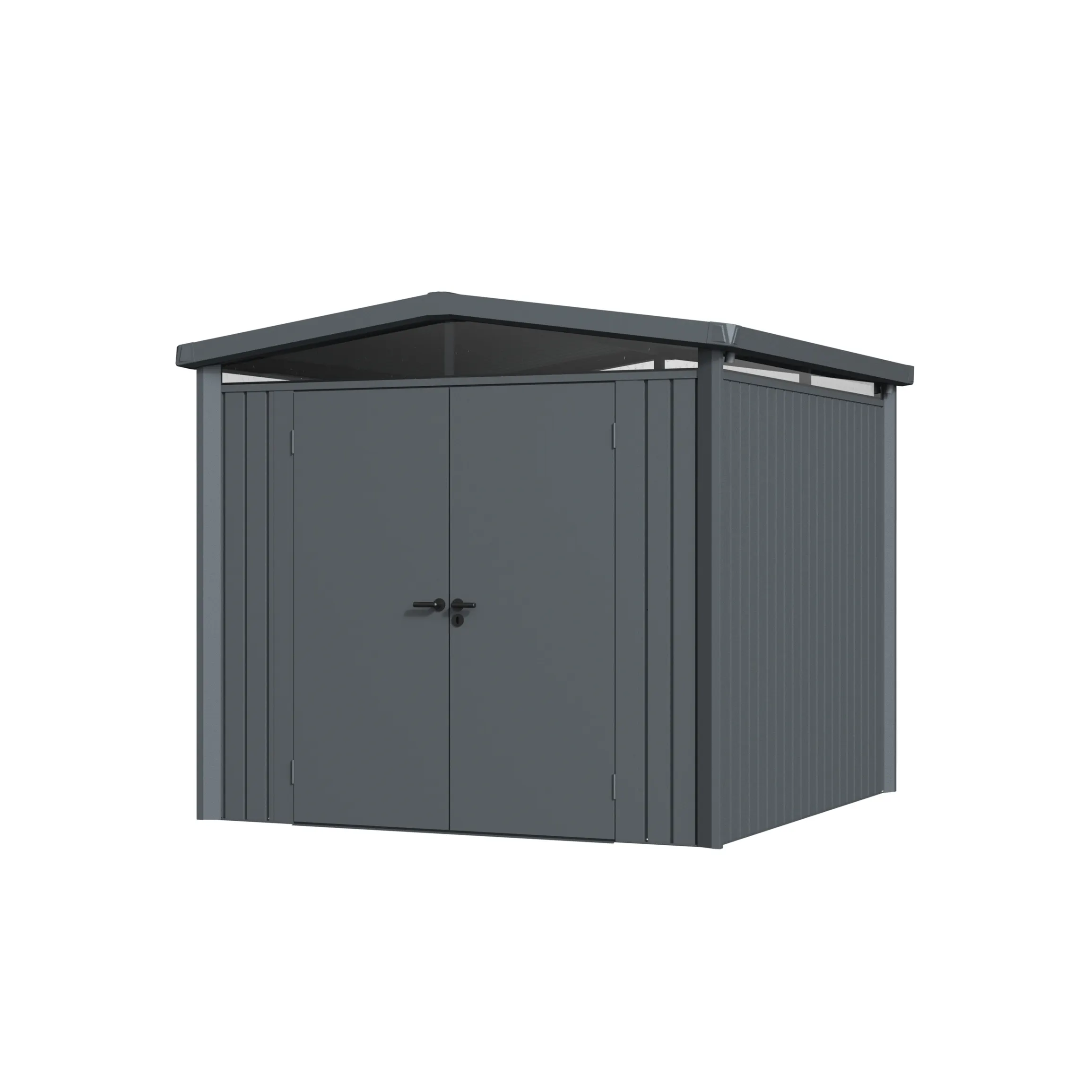 8 x 8 ft Gable Roof Metal Storage Shed | Vertex 1 8x8-ft-gable-roof-metal-storage-shed-vertex-product-1