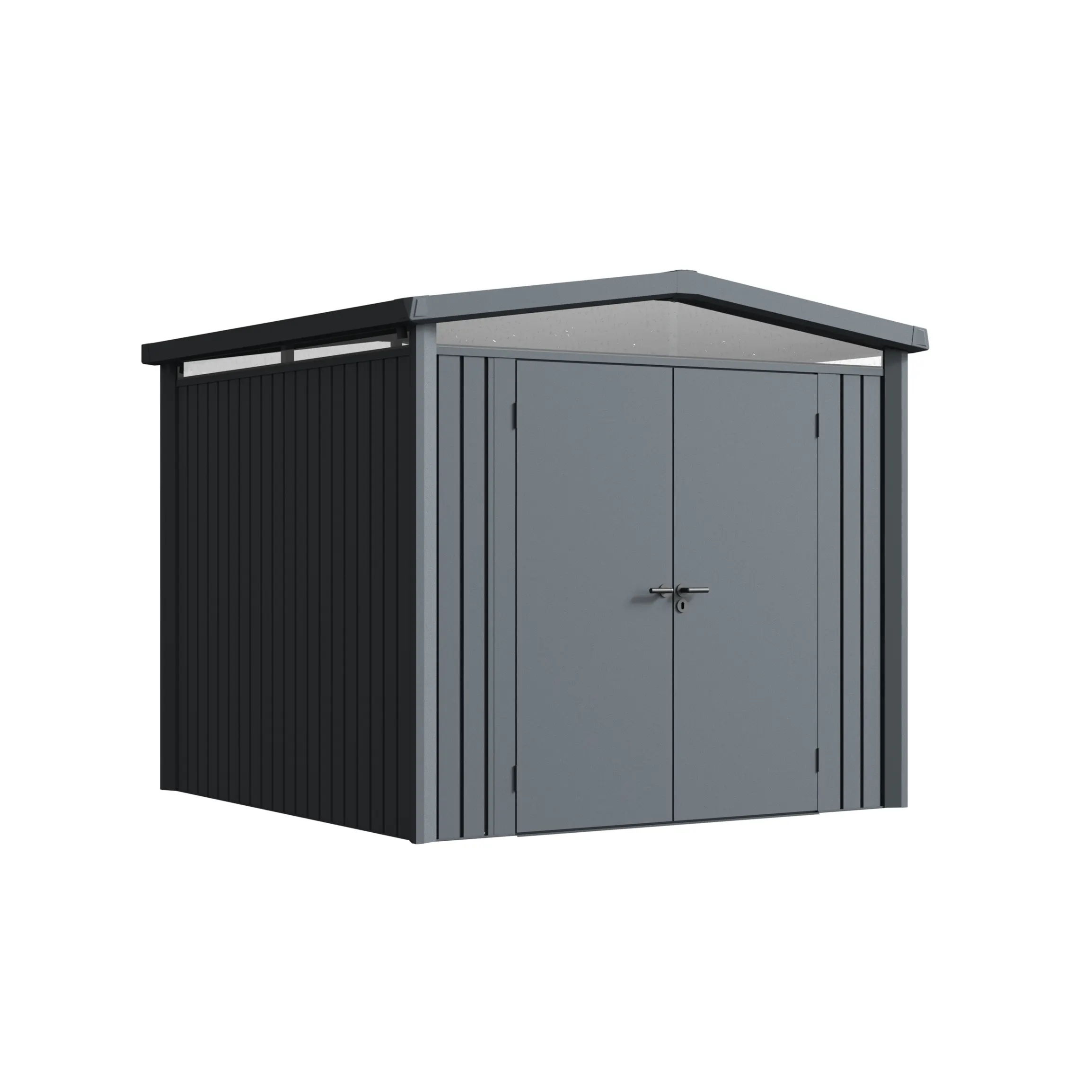 8 x 8 ft Gable Roof Metal Storage Shed | Vertex 3 8x8-ft-gable-roof-metal-storage-shed-vertex-product-3