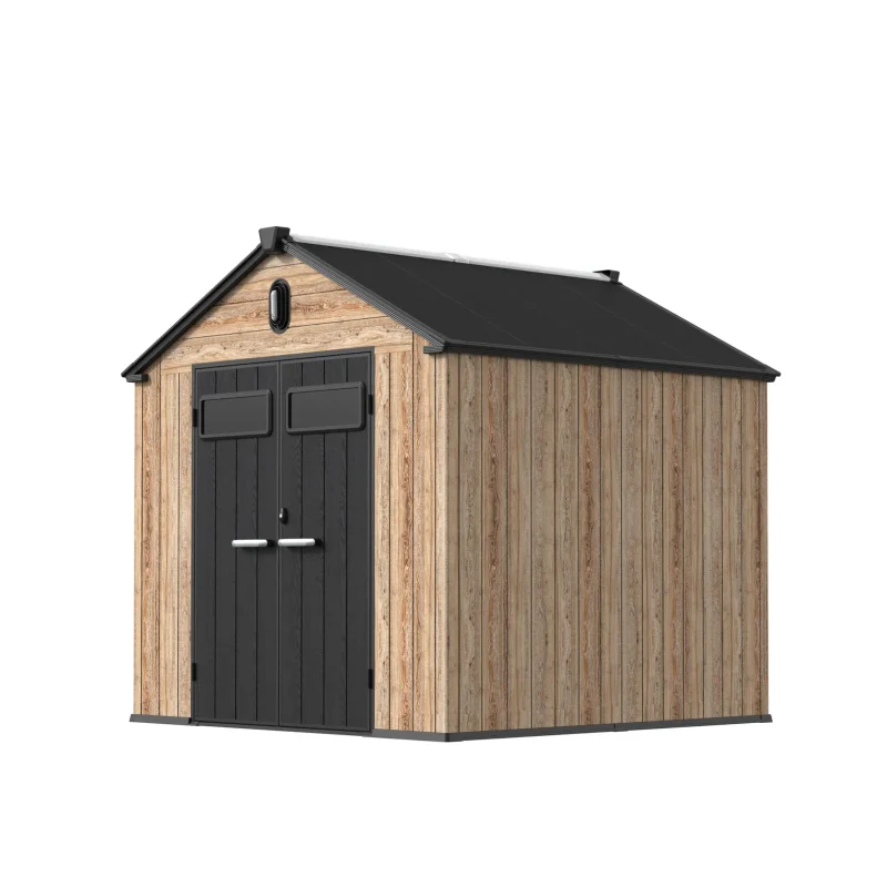 8 x 8 ft Gable Roof Resin Storage Shed | KC2 9 8x8-ft-gable-roof-resin-storage-shed-kc2-product-1