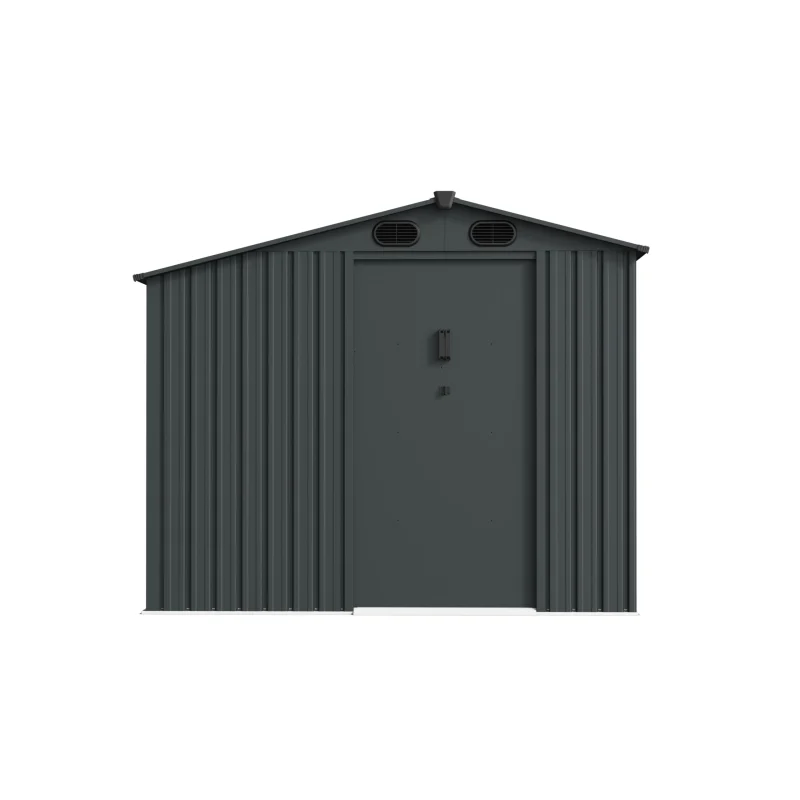 8x8-ft-special-shaped-gable-roof-metal-storage-shed-ks-product-1-scaled