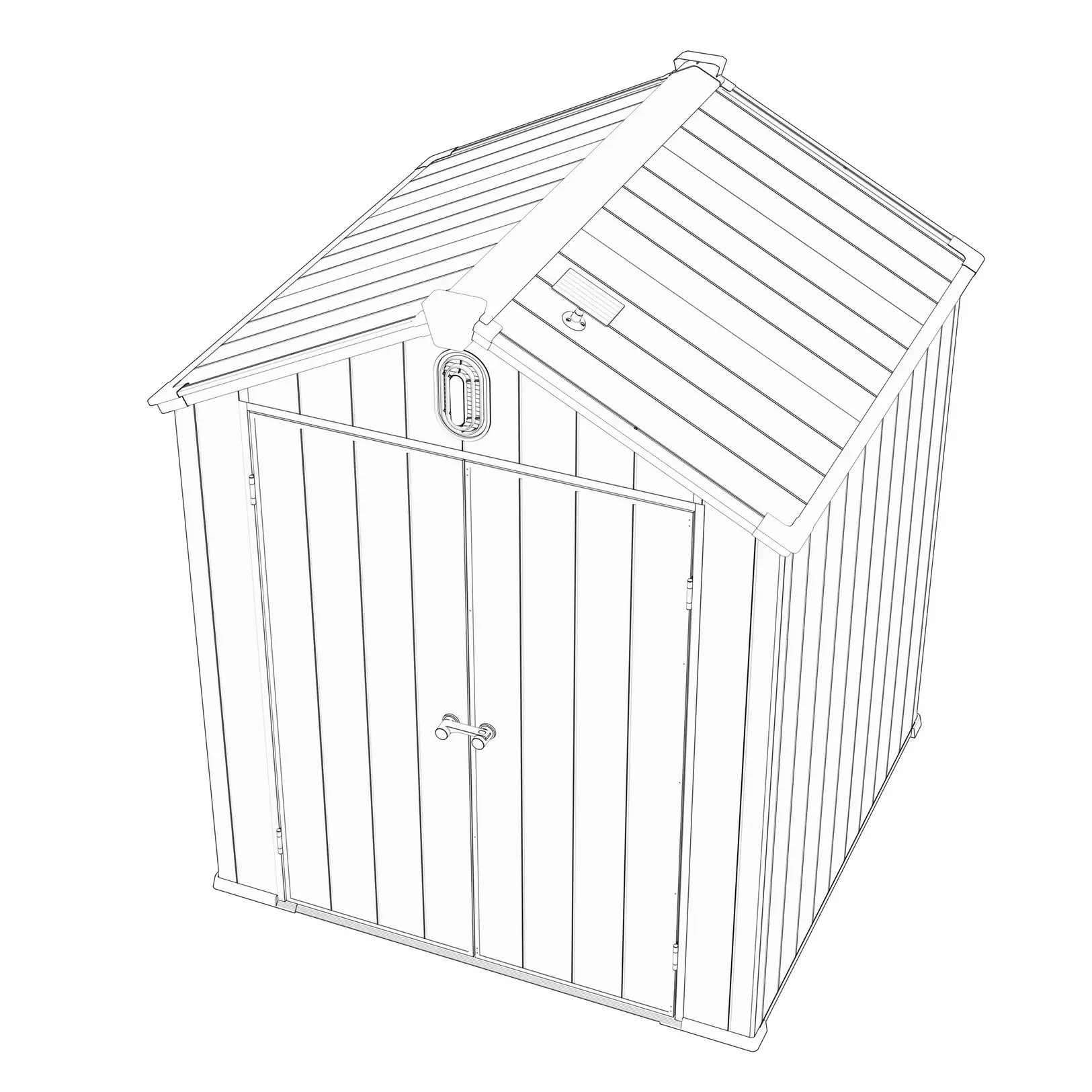 6x6-ft-gable-roof-resin-storage-shed-kc-linedrawing-1