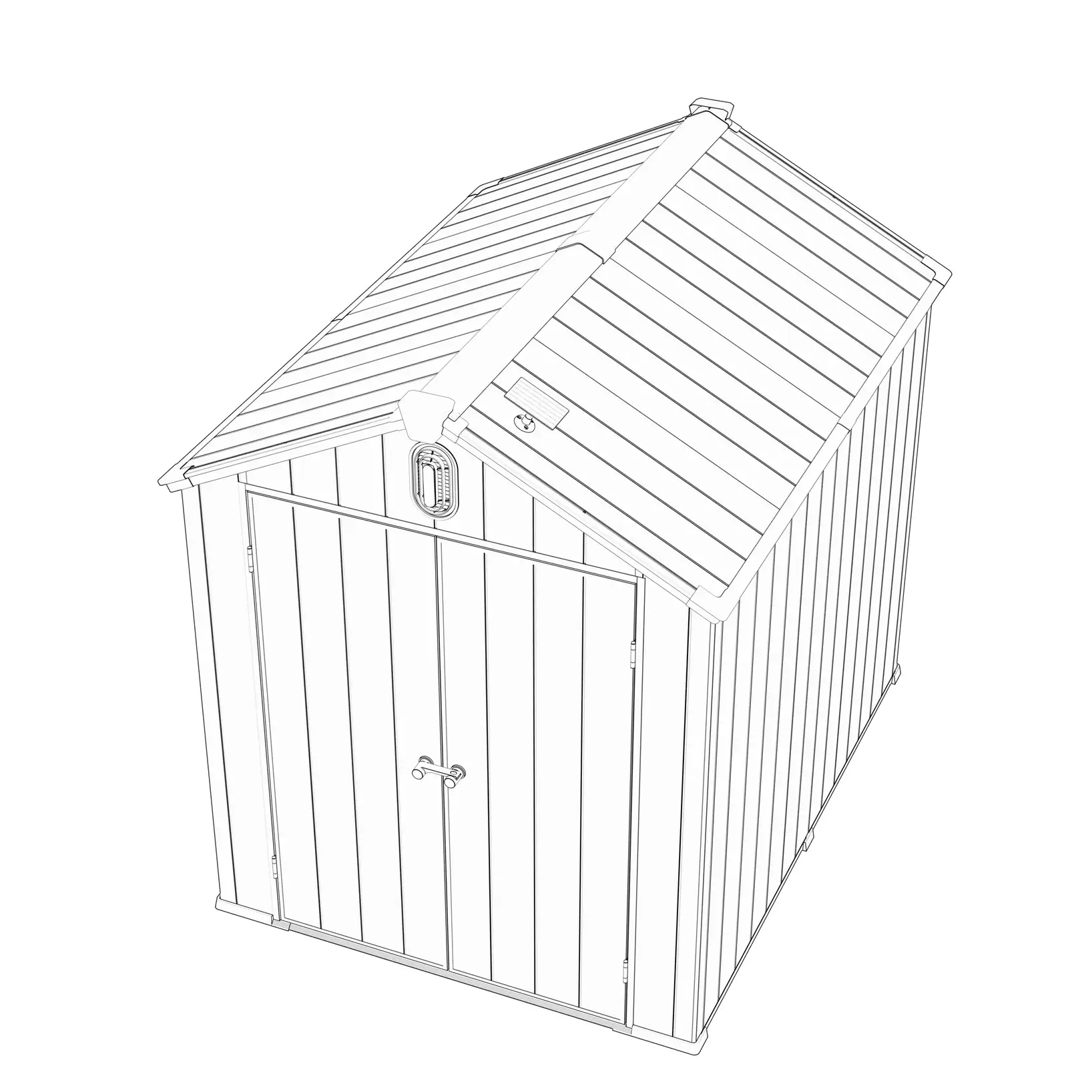 6x8-ft-gable-roof-resin-storage-shed-kc-linedrawing-1